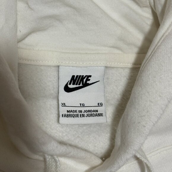 Nike Club Fleece Sail Hoodie (BV2654-134), Size XL - Picture 2 of 4